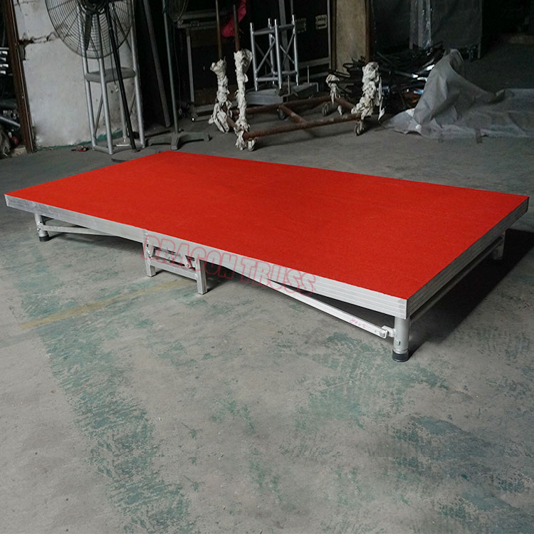 high quality school portable stage folding stage