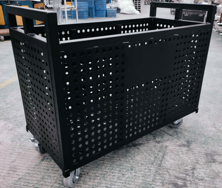 Durable Steel Storage Cart for Concert and Performance Equipment Worldwide
