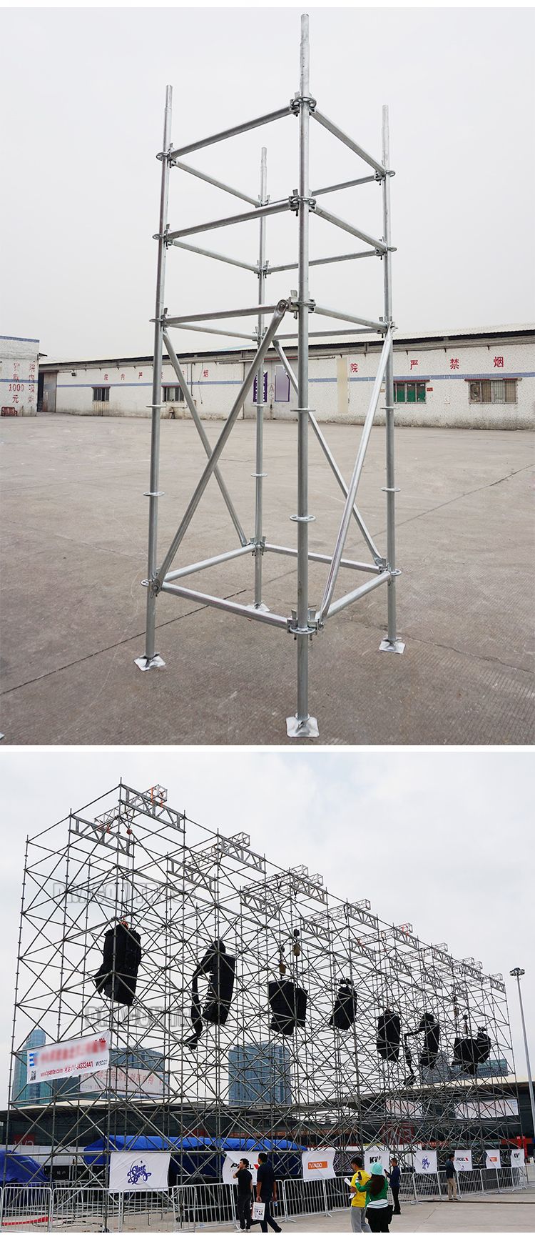 layer scaffolding truss, layer speaker truss system