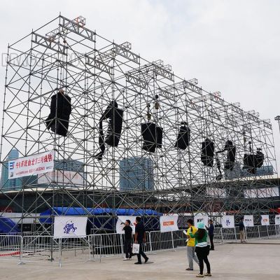 layer scaffolding truss, layer speaker truss system