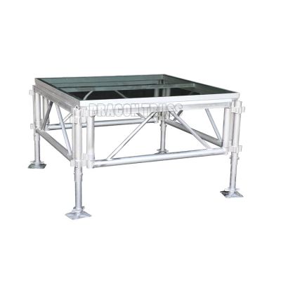 indoor portable transparent acrylic platform dance stage