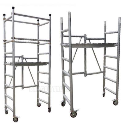 Durable aluminium foldable mobile scaffolding tower platform for sale