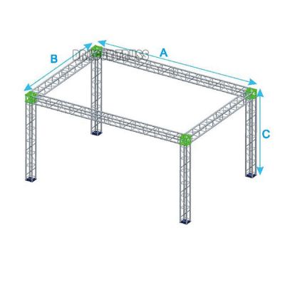 Newest aluminium heavy duty truss system