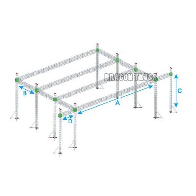 Newest aluminium heavy duty truss system