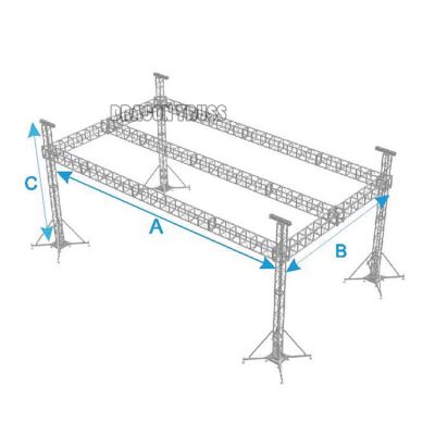 Newest aluminium heavy duty truss system