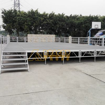 Plataforma de aluminio portátil para eventos al aire libre para la venta