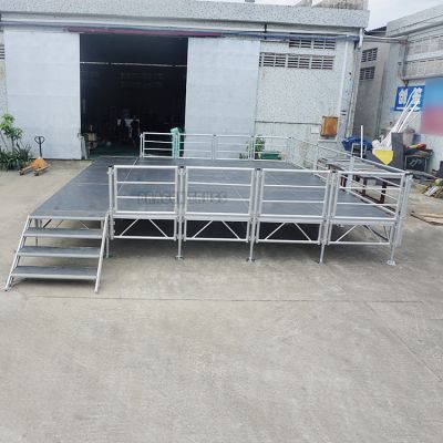 Fabricante profesional al por mayor de aluminio de plataforma portátil de la etapa
