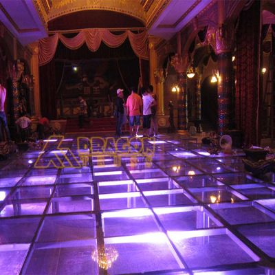 Eco-Friendly plexiglass aluminum stage table for DJ