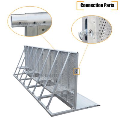 Outdoor Safety Aluminum Crowd Control Barrier